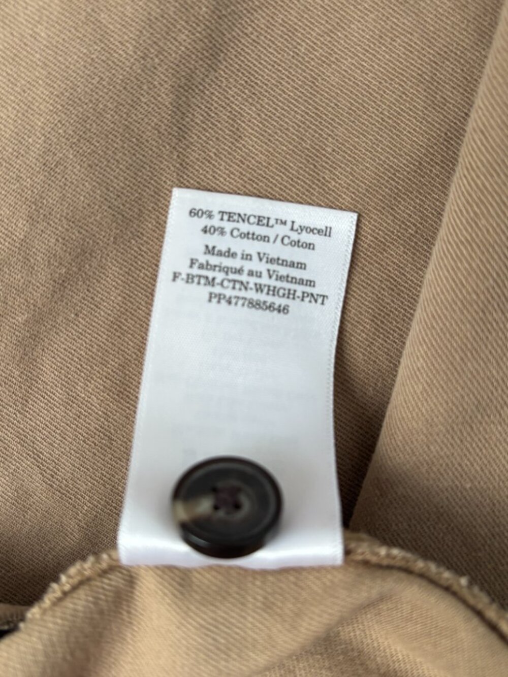 Everlane Draper Pleated Pant in Buttersmooth Brown Size 10 - Picture 9 of 12